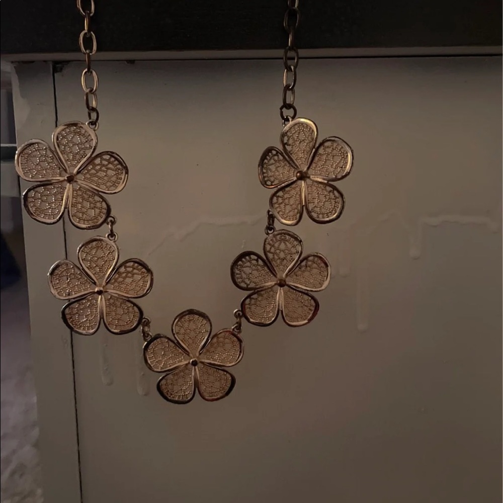 Rose gold necklace